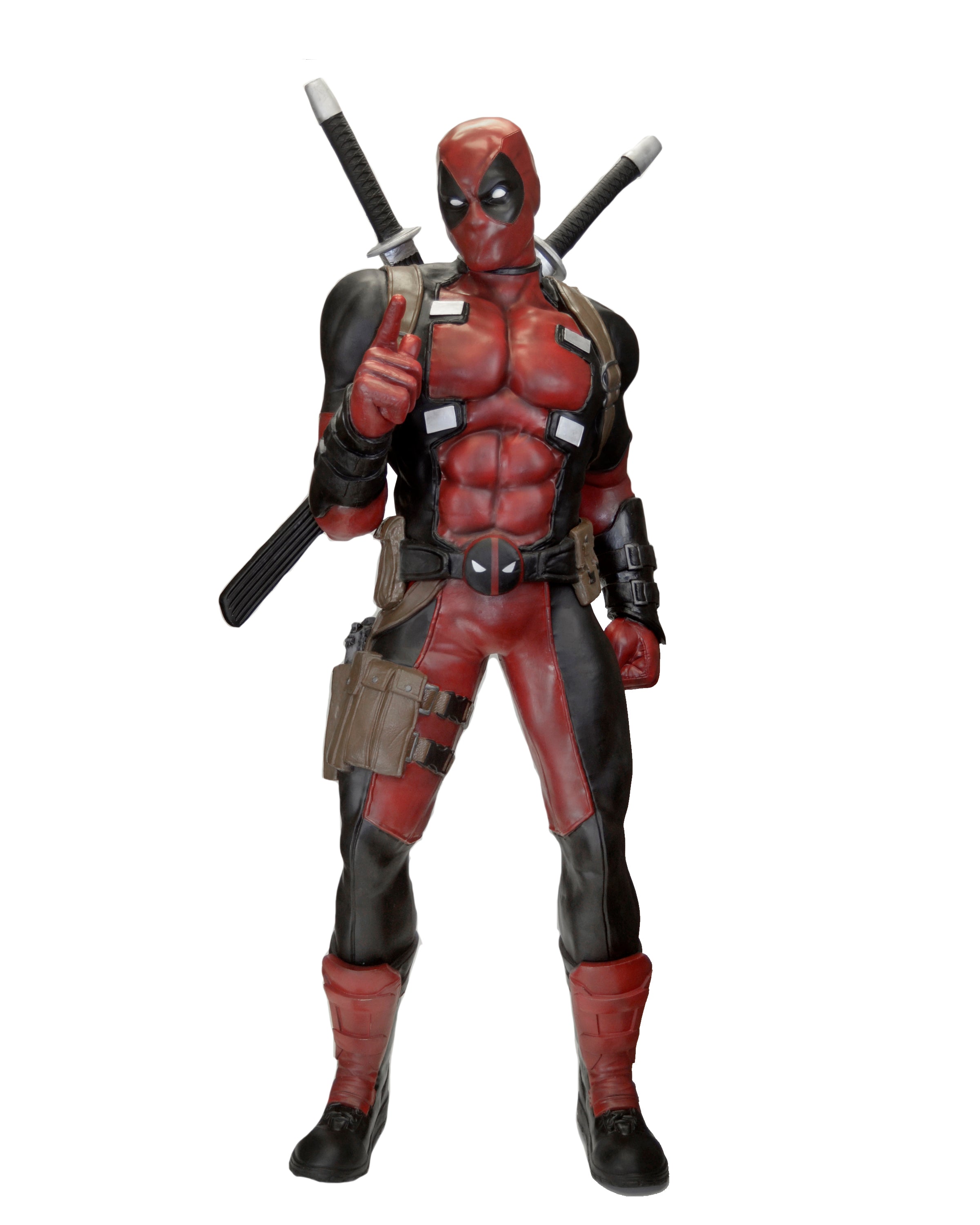 Giant store deadpool figure