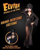 Elvira: Mistress of the Dark Grand Heritage Costume by Rubies on the NECA Store