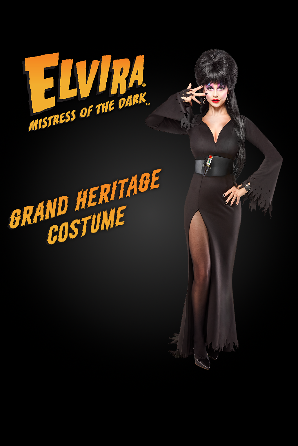 Elvira: Mistress of the Dark Grand Heritage Costume by Rubies on the NECA Store