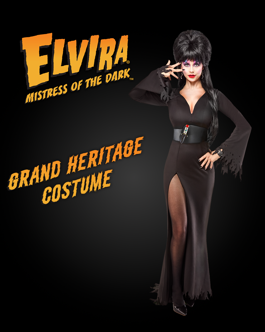 Elvira: Mistress of the Dark Grand Heritage Costume by Rubies on the NECA Store