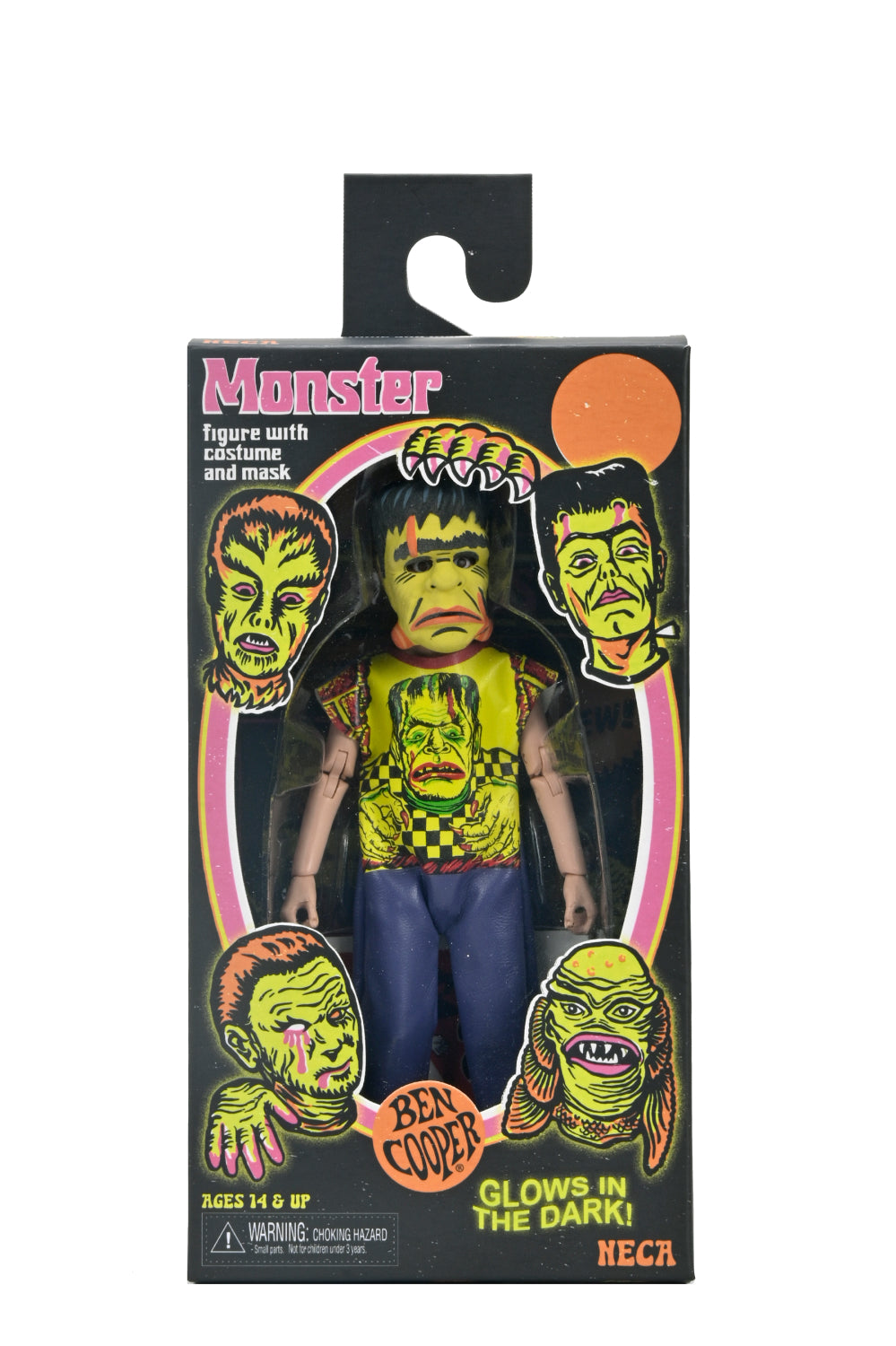 Ben Cooper Costume Kids Collection - Glow-in-the-Dark Frankenstein 6&quot; Costumed Action Figure - NECA