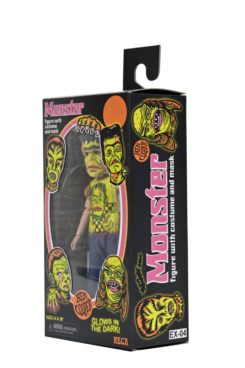 Ben Cooper Costume Kids Collection - Glow-in-the-Dark Frankenstein 6&quot; Costumed Action Figure - NECA