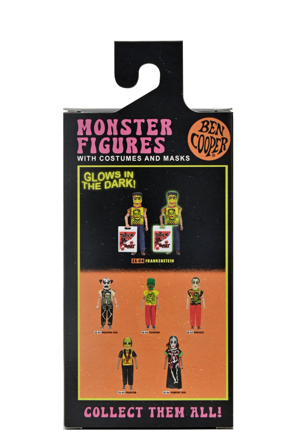 Ben Cooper Costume Kids Collection - Glow-in-the-Dark Frankenstein 6&quot; Costumed Action Figure - NECA