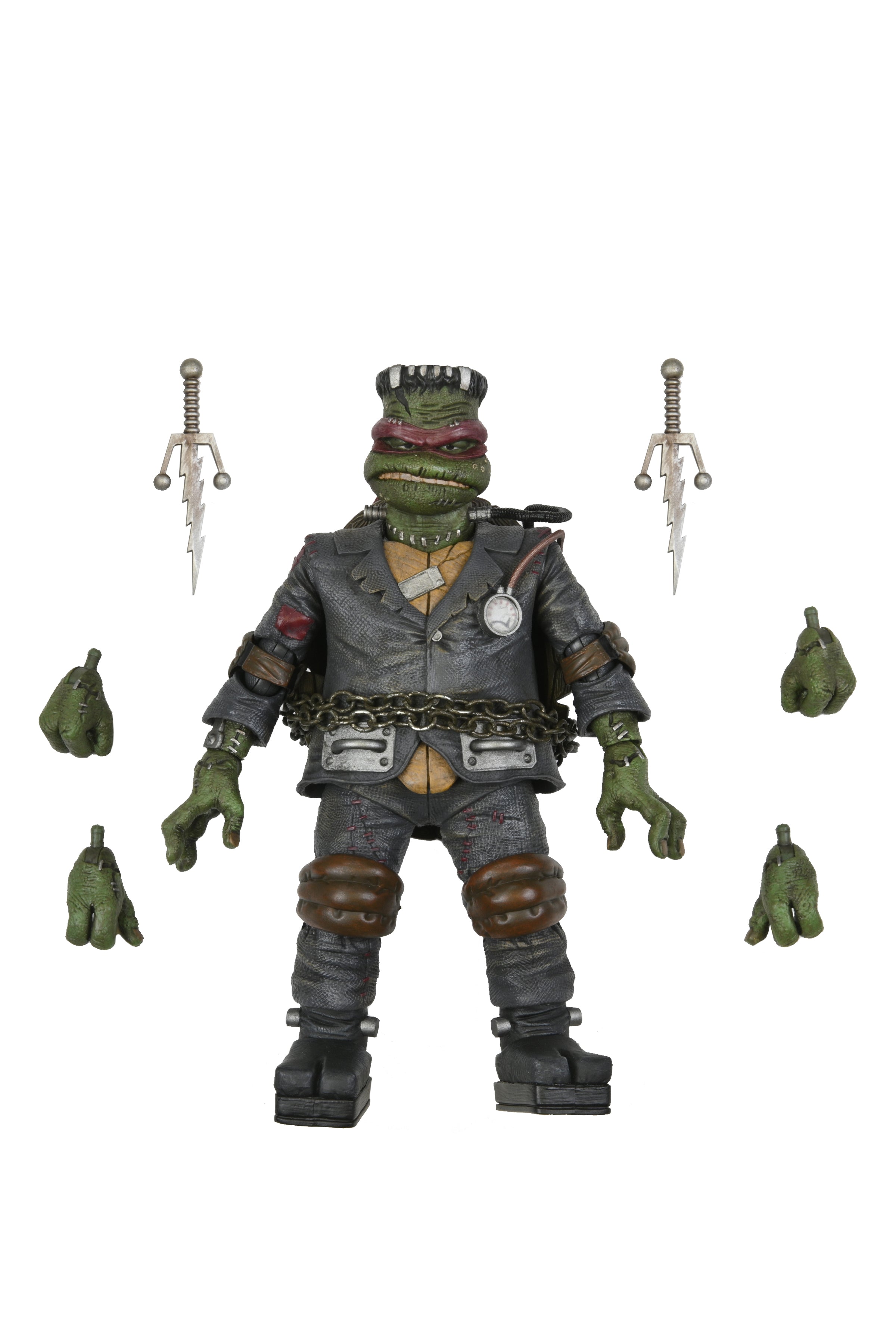 Universal Monsters x Teenage Mutant Ninja Turtles - 7” Scale Action Figure - 7” Scale Action Figure - Raphael as Frankenstein&