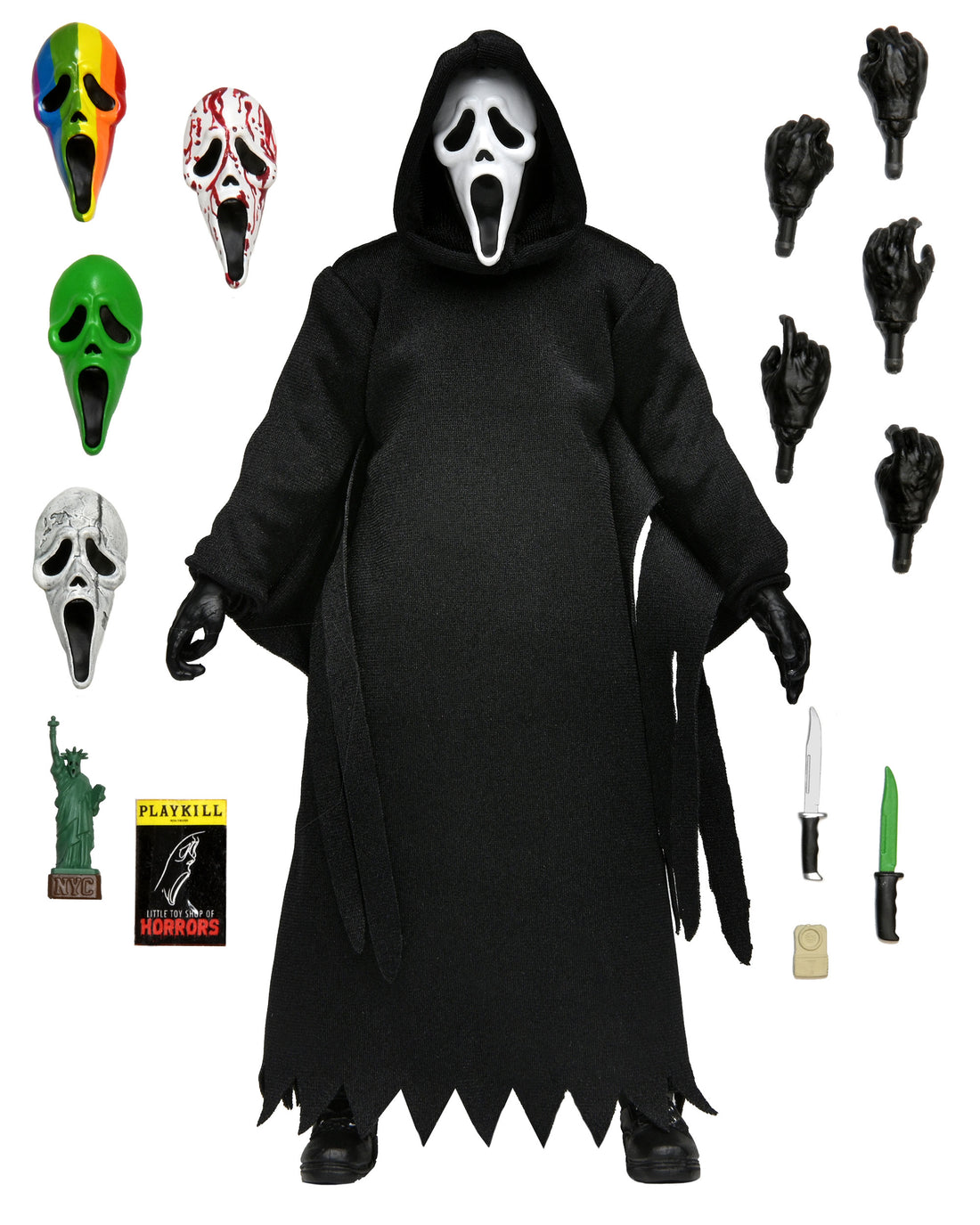 Ghost Face - 7&quot; Scale Action Figure - Ultimate Ghost Face Takes Manhattan