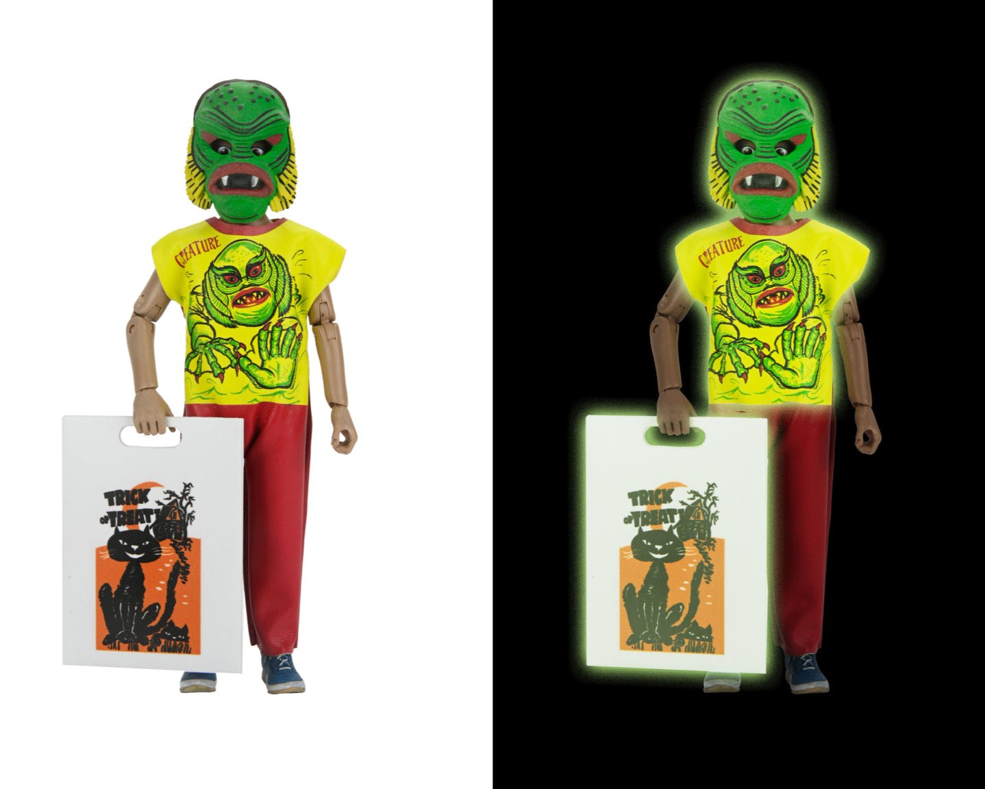 Ben Cooper Costume Kids Collection - Glow-in-the-Dark Creature 6" Costumed Action Figure - NECA