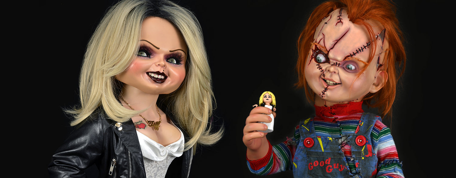 Chucky and Tiffany Life-Size Replica Dolls – NECA