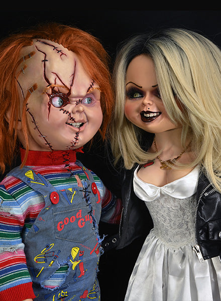 Movie Couple Chucky and Tiffany from Bride of Chucky - NECA Prop Replica Dolls