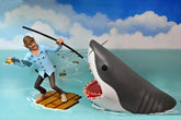 Jaws - Toony Terrors Quint and Shark 6" Scale Action Figures (2-Pack) - NECA