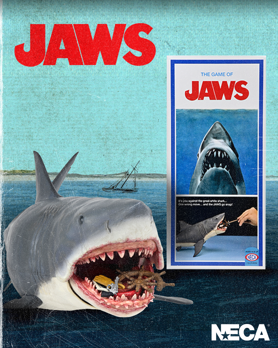 Jaws - "The Game of Jaws” 50th Anniversary Edition - NECA