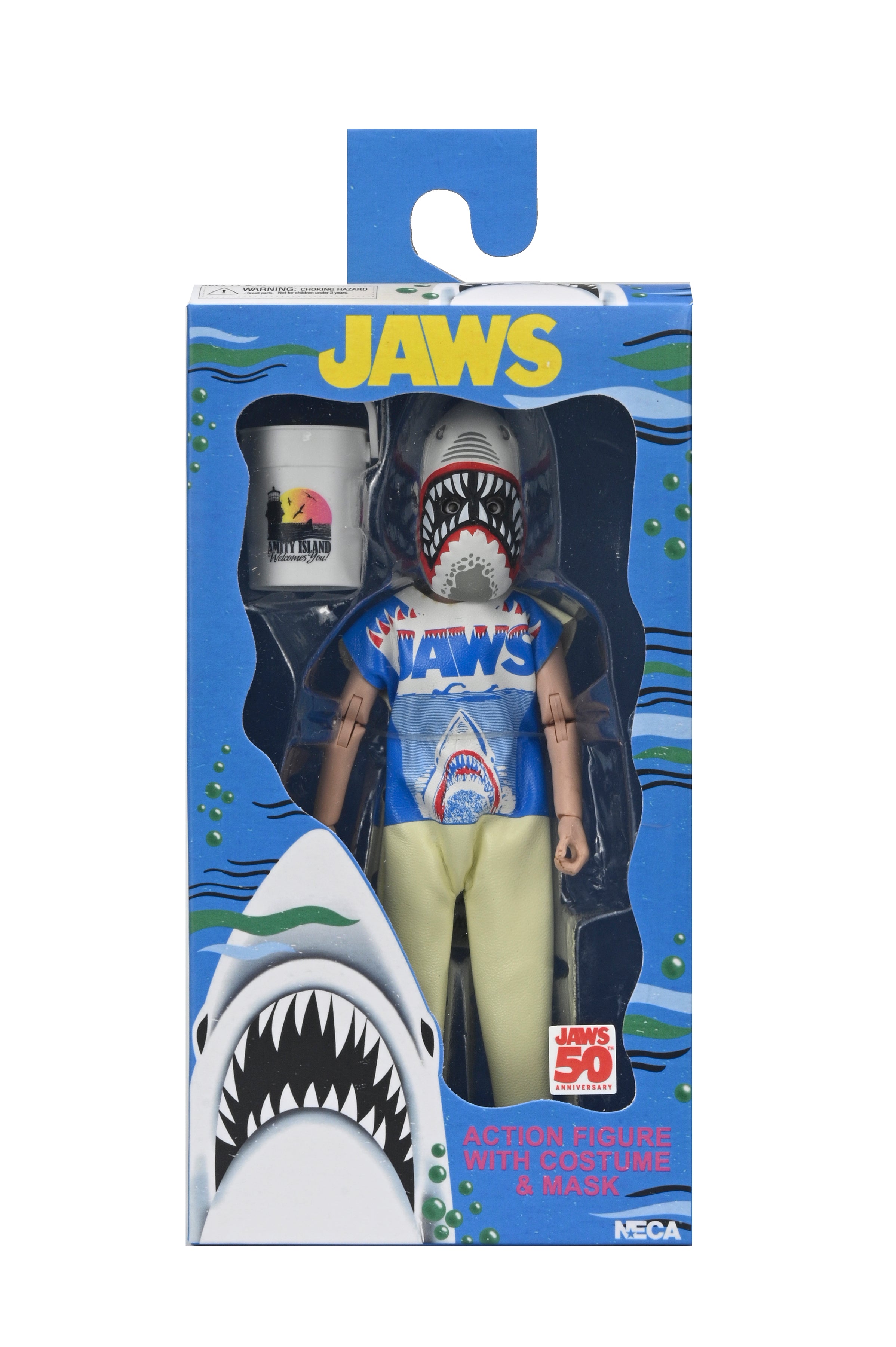 Jaws x Ben Cooper Costume Kids Collection - 50th Anniversary Jaws Costumed Action Figure - NECA