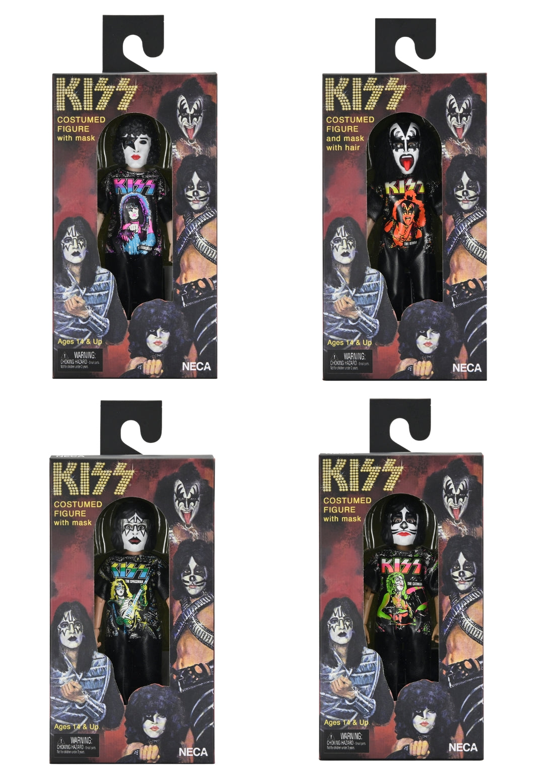 KISS x Ben Cooper Costume Kids Collection - The Catman 6&quot; Costumed Action Figure - NECA
