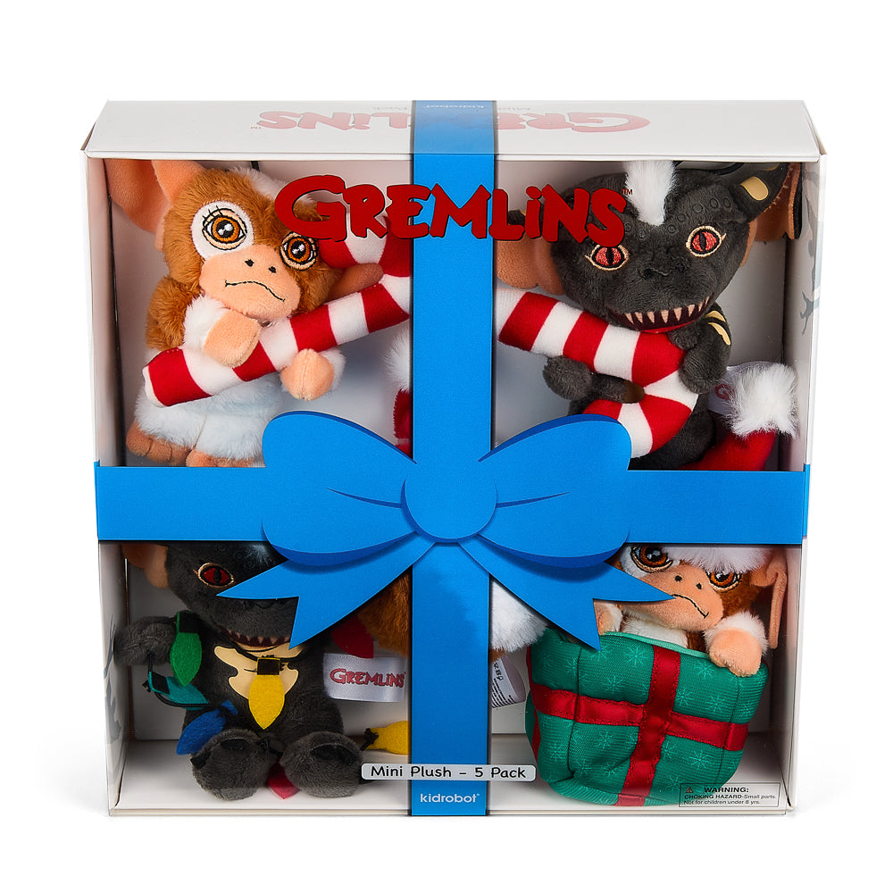 Gremlins 3&quot; Plush Holiday Ornament 5-Pack Set by Kidrobot