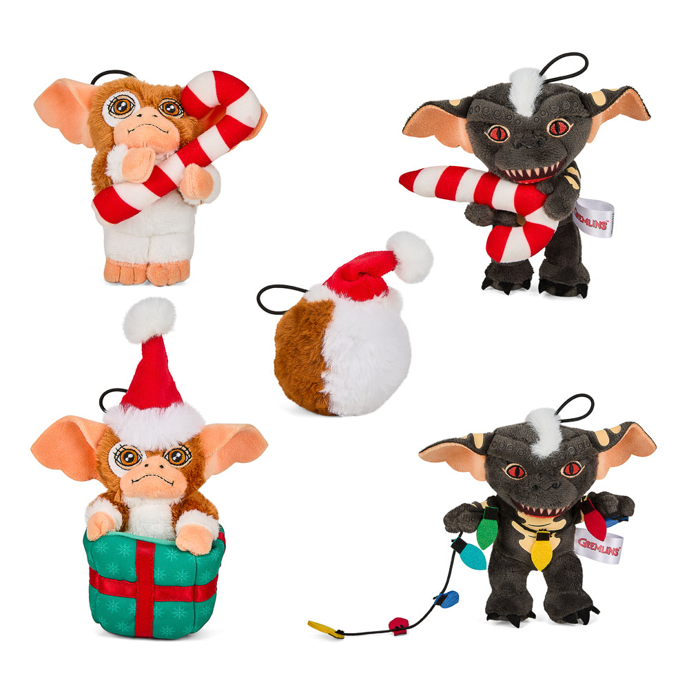 Gremlins 3&quot; Plush Holiday Ornament 5-Pack Set by Kidrobot