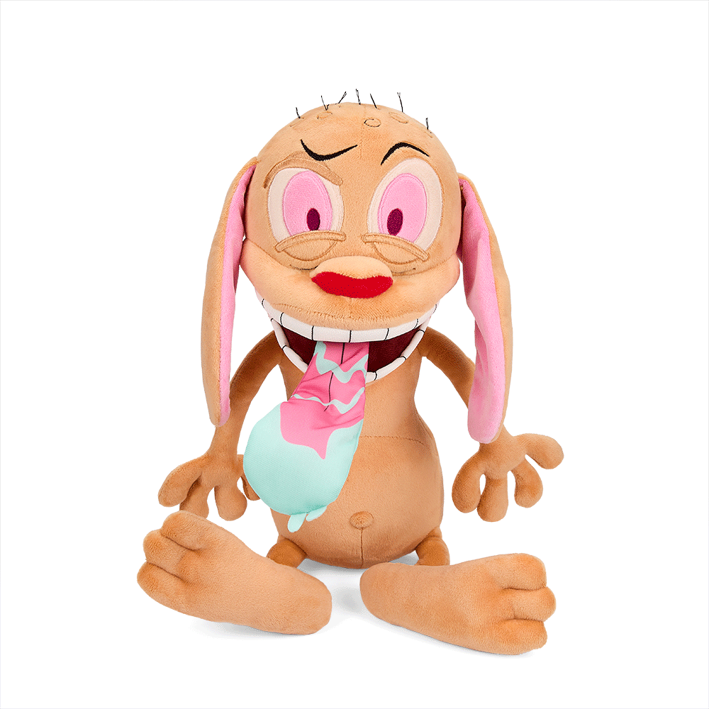 The Ren &amp; Stimpy Show - Ren HugMe Shake-Action Plush by Kidrobot on the NECA Store