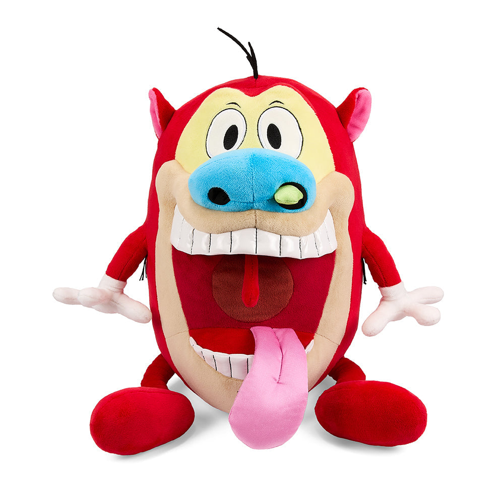 The Ren &amp; Stimpy Show - Stimpy HugMe Shake-Action Plush by Kidrobot on the NECA Store