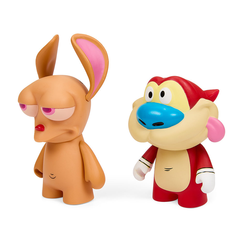 The Ren &amp; Stimpy Show - 3" Vinyl Figure 2-Pack by Kidrobot on the NECA Store