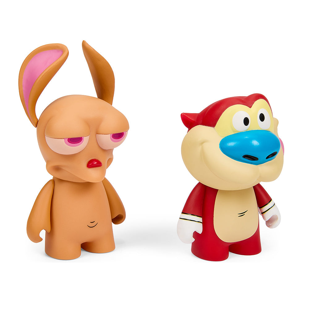 The Ren &amp; Stimpy Show - 3" Vinyl Figure 2-Pack by Kidrobot on the NECA Store