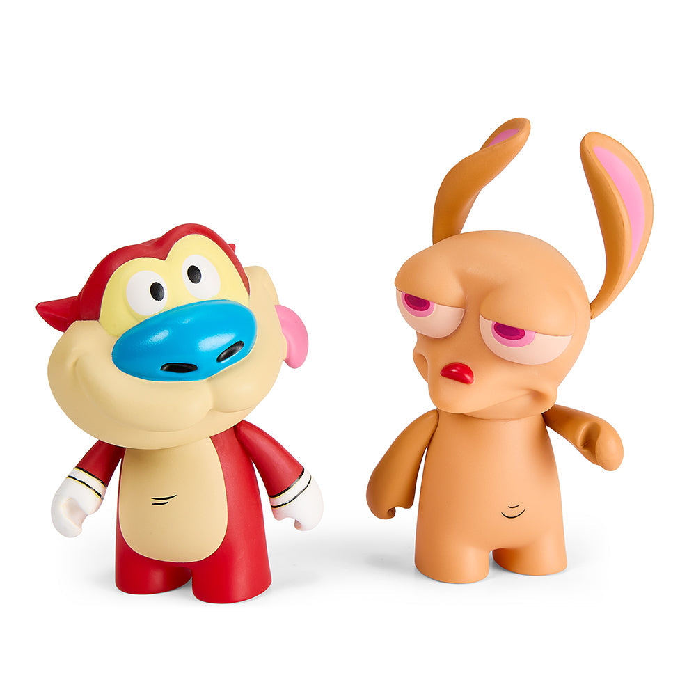 The Ren &amp; Stimpy Show - 3" Vinyl Figure 2-Pack by Kidrobot on the NECA Store