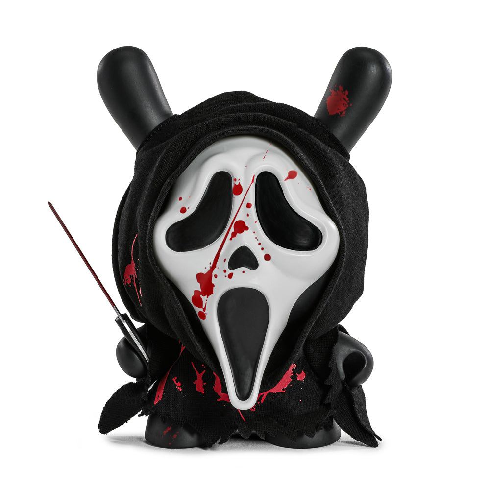 Ghost Face 8" Dunny Glow-in-the-Dark Vinyl Art Figure - Bloody Edition - Kidrobot on the NECA Store