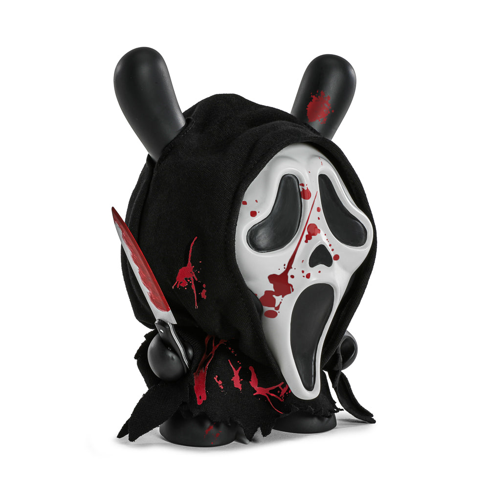 Ghost Face 8" Dunny Glow-in-the-Dark Vinyl Art Figure - Bloody Edition - Kidrobot on the NECA Store