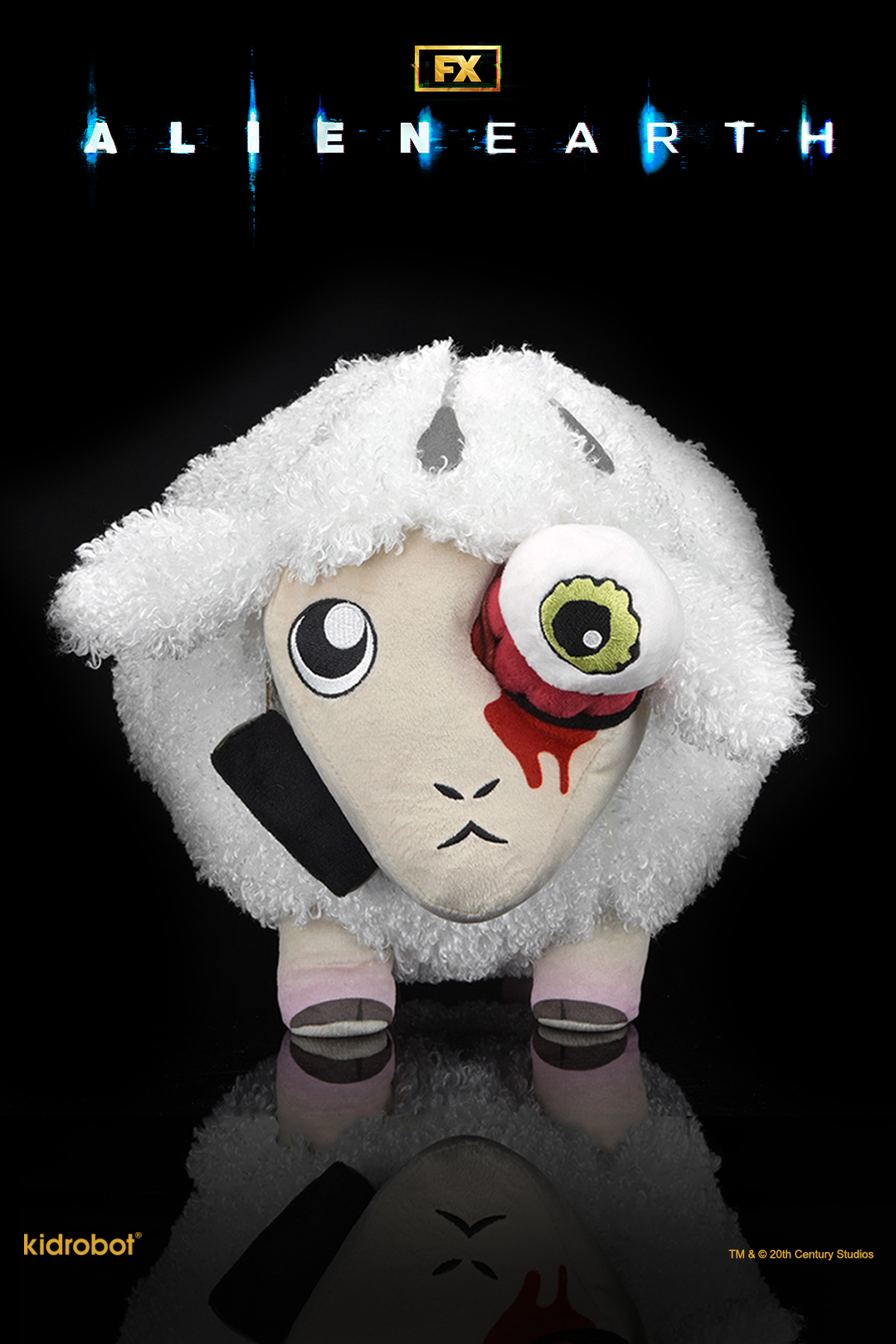 Alien: Earth - Sheep with the Eye Interactive Large Plush by Kidrobot on the NECA Store