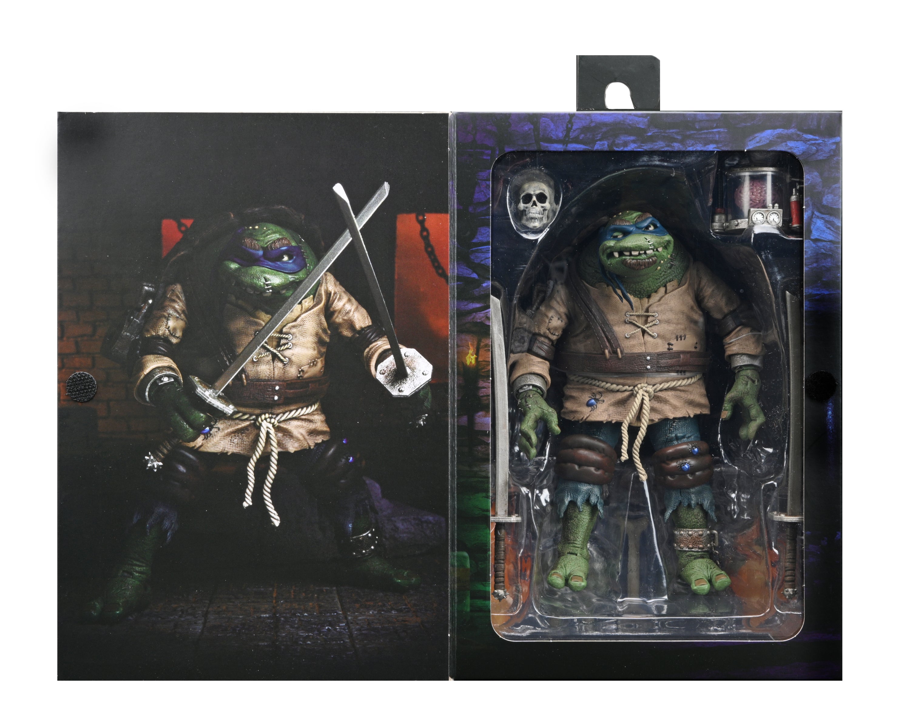 Universal Monsters/Teenage Mutant Ninja Turtles - 7” Scale Action Figure - Leonardo as The Hunchback