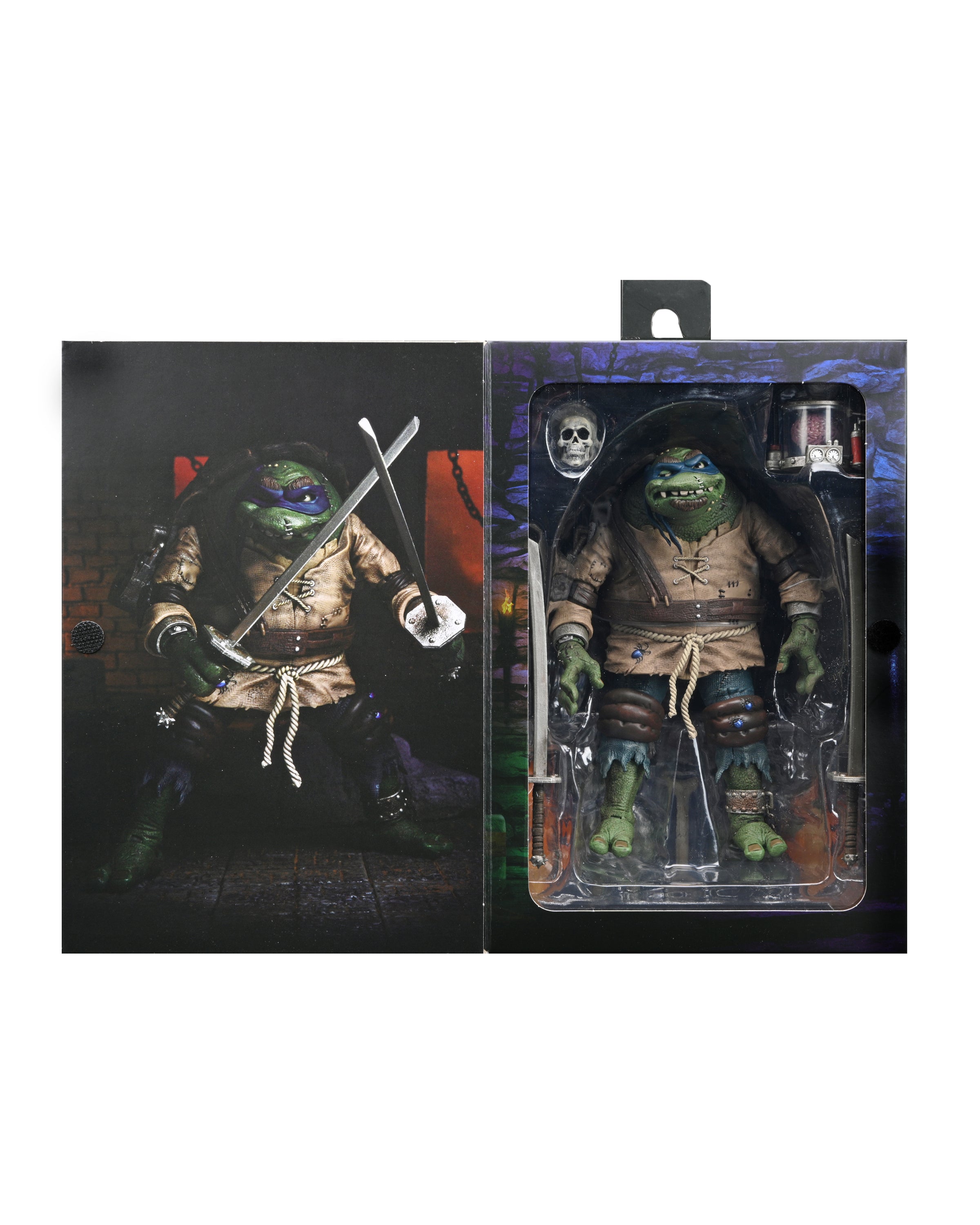 Universal Monsters/Teenage Mutant Ninja Turtles - 7” Scale Action Figure - Leonardo as The Hunchback - NECA