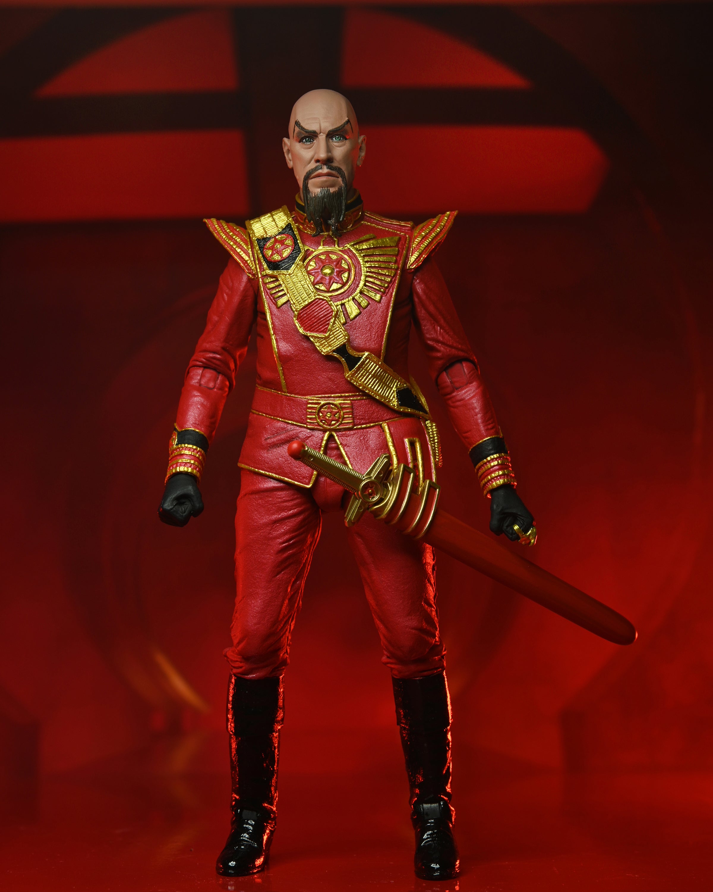 Flash Gordon (1980) - 7” Scale Action Figure - Ming (Red Military Outfit)