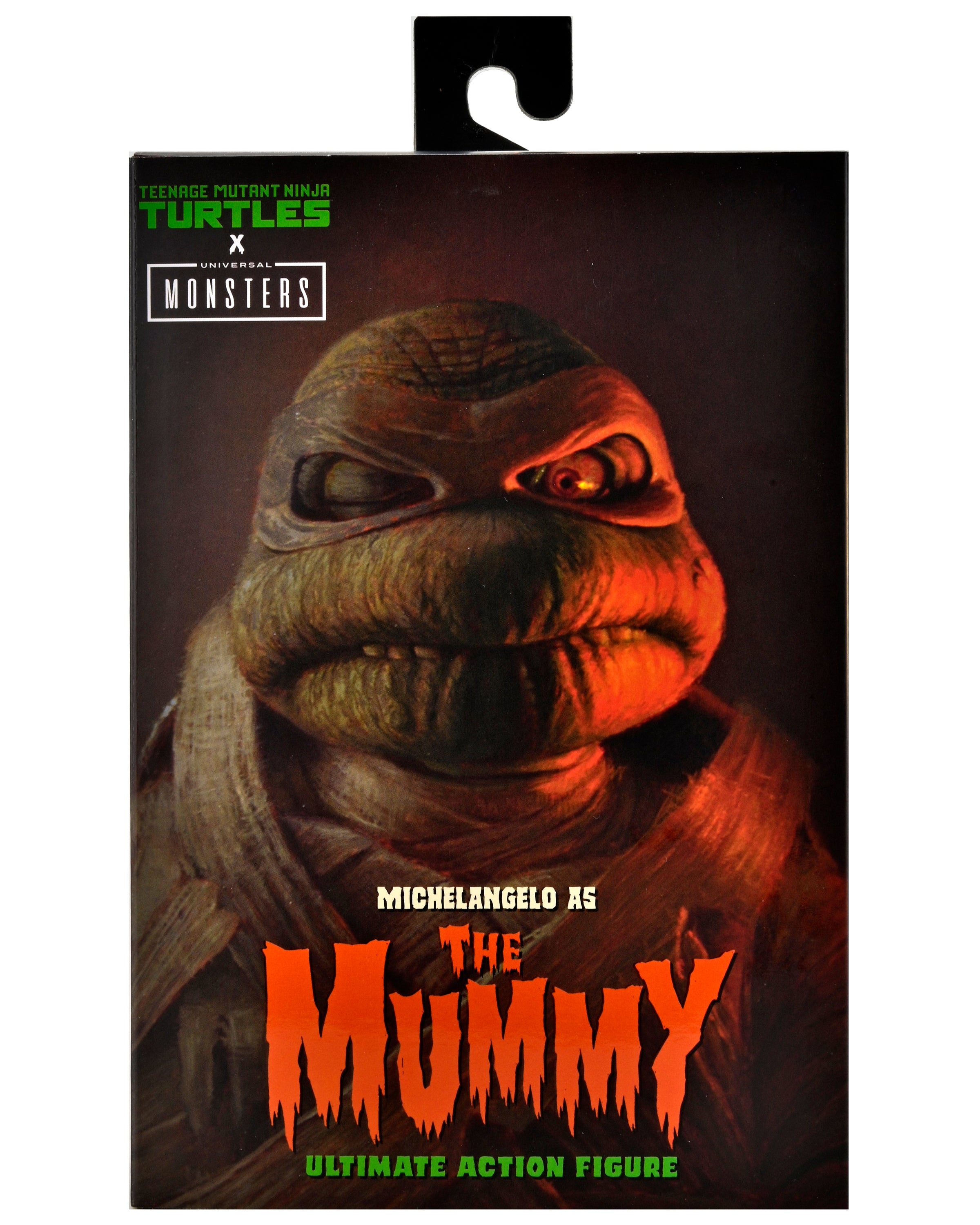 Universal Monsters x Teenage Mutant Ninja Turtles - Michelangelo as The Mummy 7” Scale Action Figure - NECA