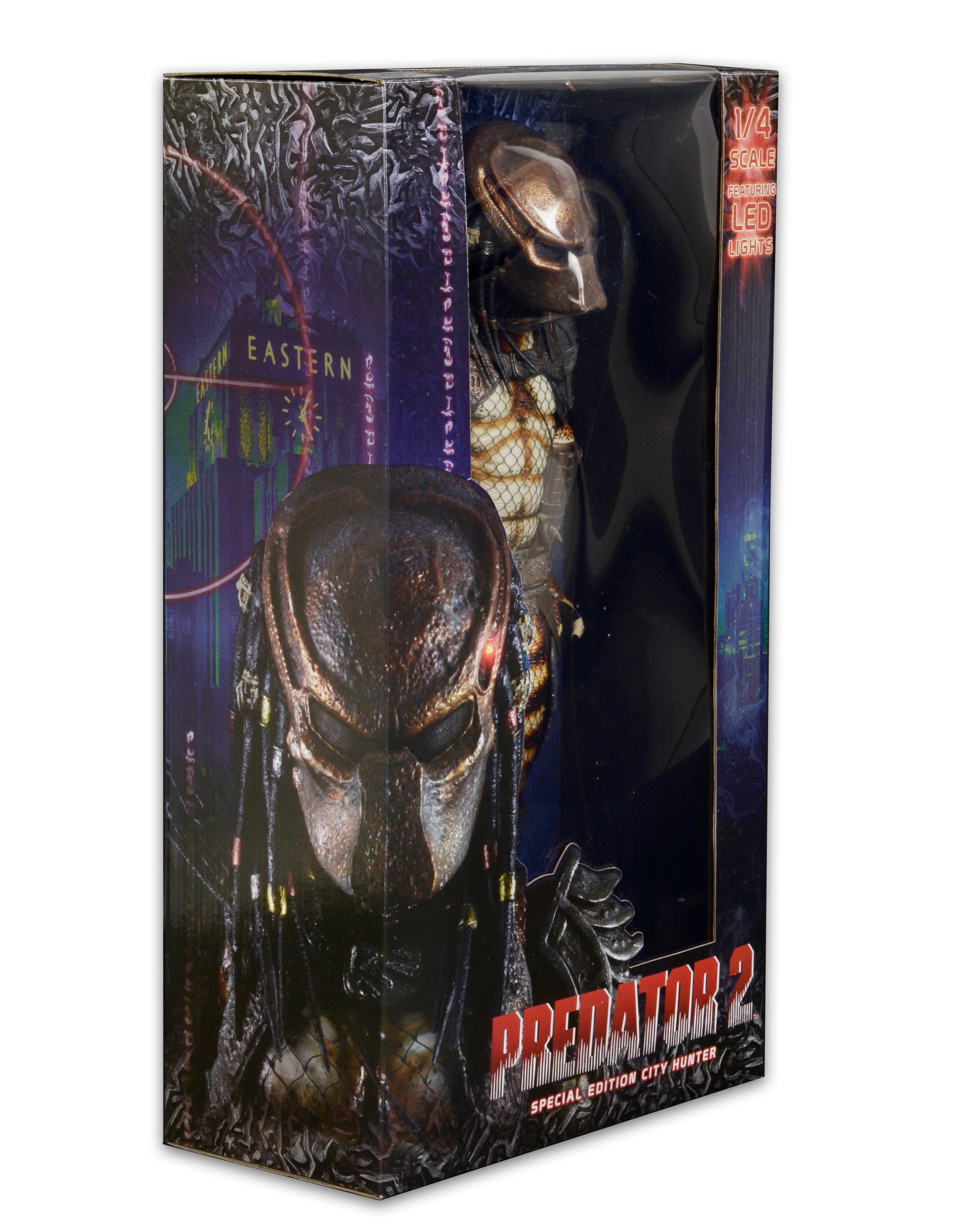 Predator 2 - City Hunter Predator with LED Lights 1/4 Scale Action Figure