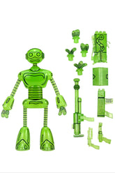 Teenage Mutant Ninja Turtles (Mirage Comics) – Glow-in-the-Dark Transmat Fugitoid 7” Scale Action Figure - NECA