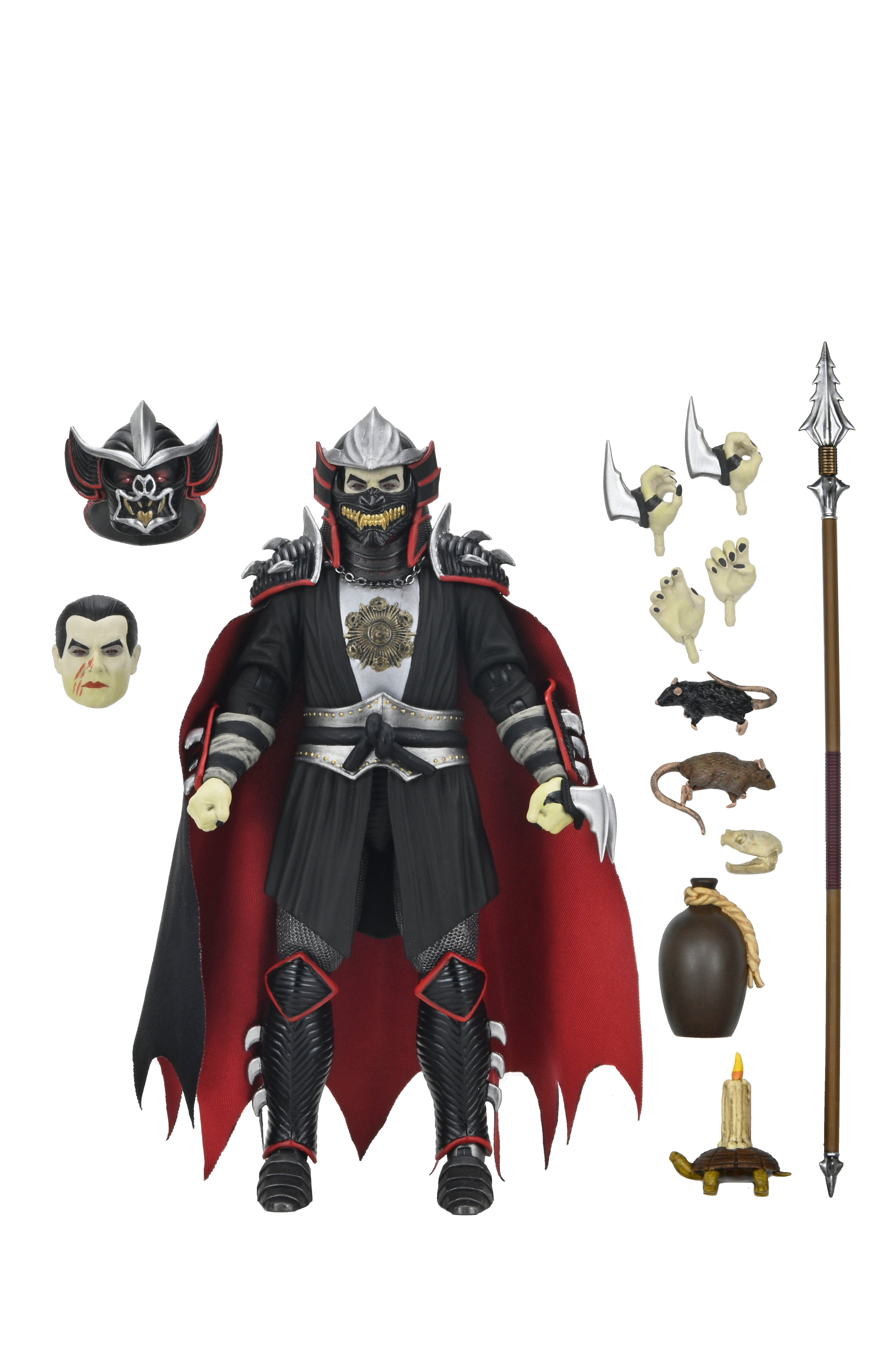 Universal Monsters x Teenage Mutant Ninja Turtles - Shredder as Dracula 7” Scale Action Figure (Classic Colors) - NECA