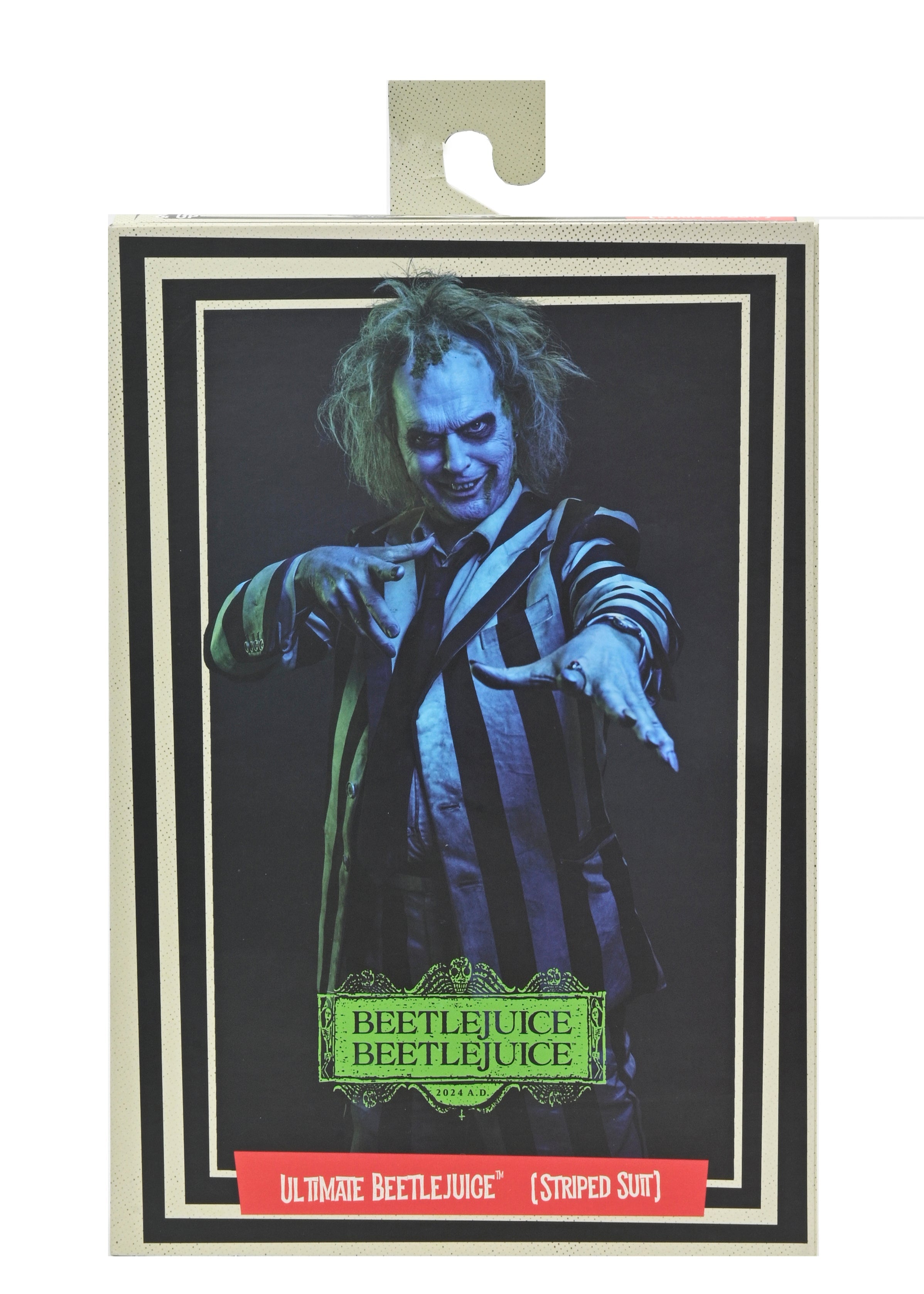 Beetlejuice Beetlejuice - Ultimate Striped Suit Beetlejuice 7&quot; Scale Action Figure - NECA