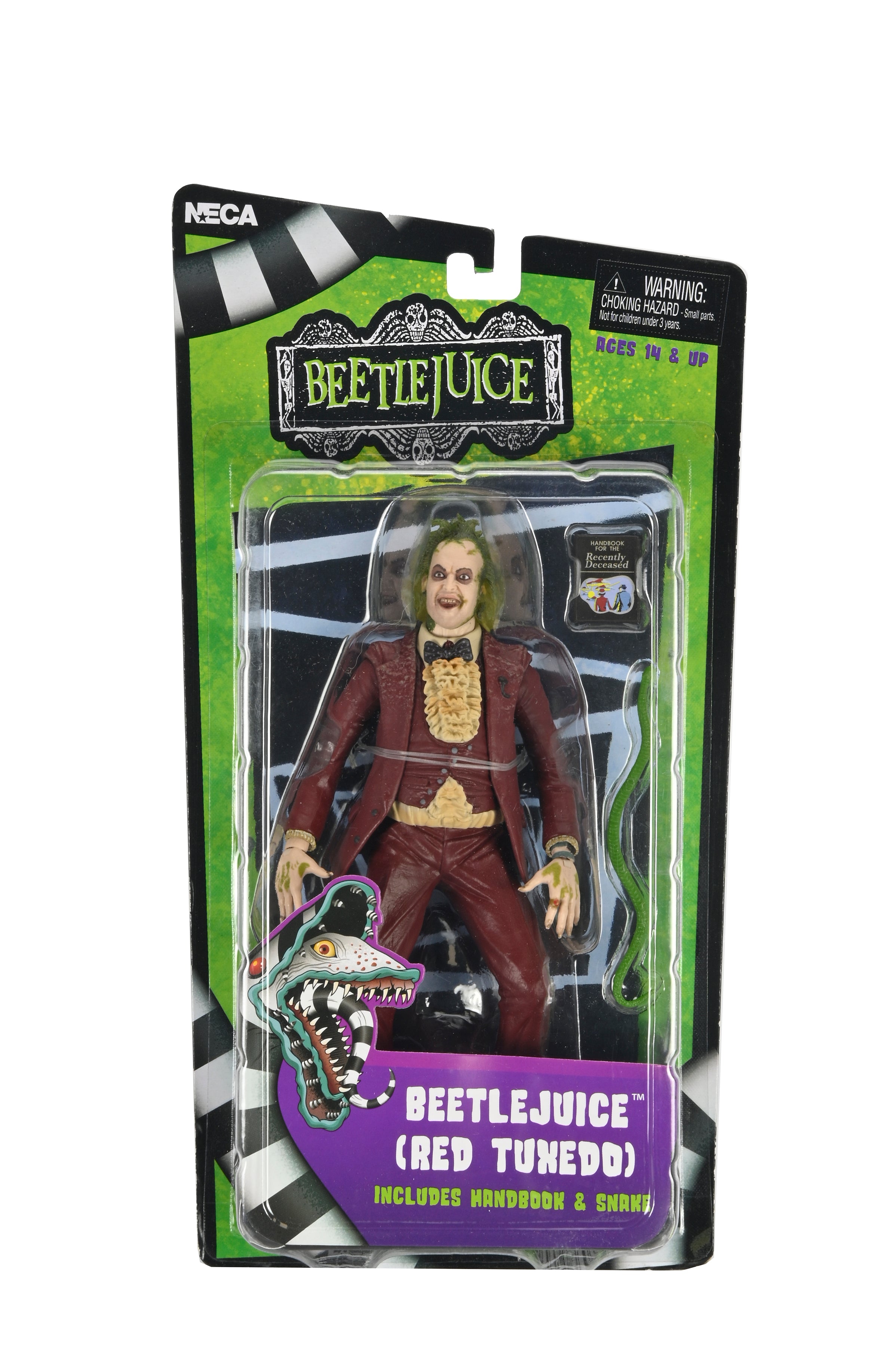 Beetlejuice - Beetlejuice in Red Tux 7" Action Figure - NECA