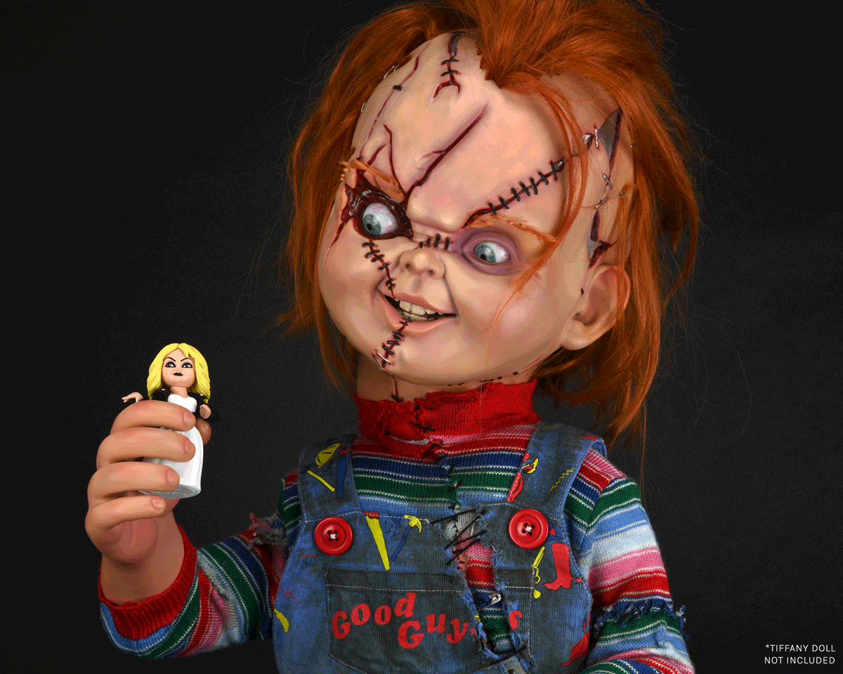 Chucky and Tiffany Life Size Replica Dolls NECA