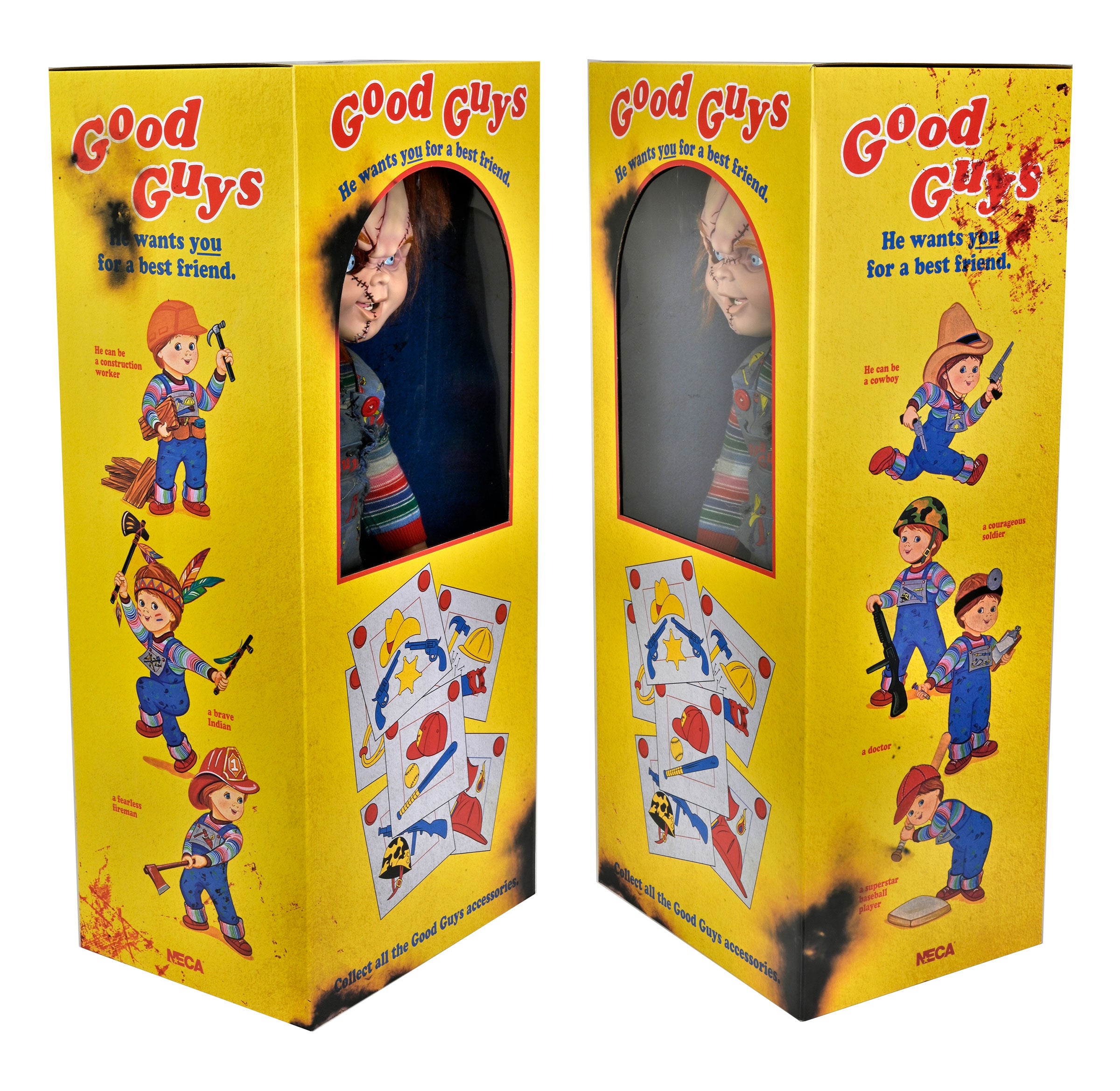 Embalaje de chicos buenos de Chucky