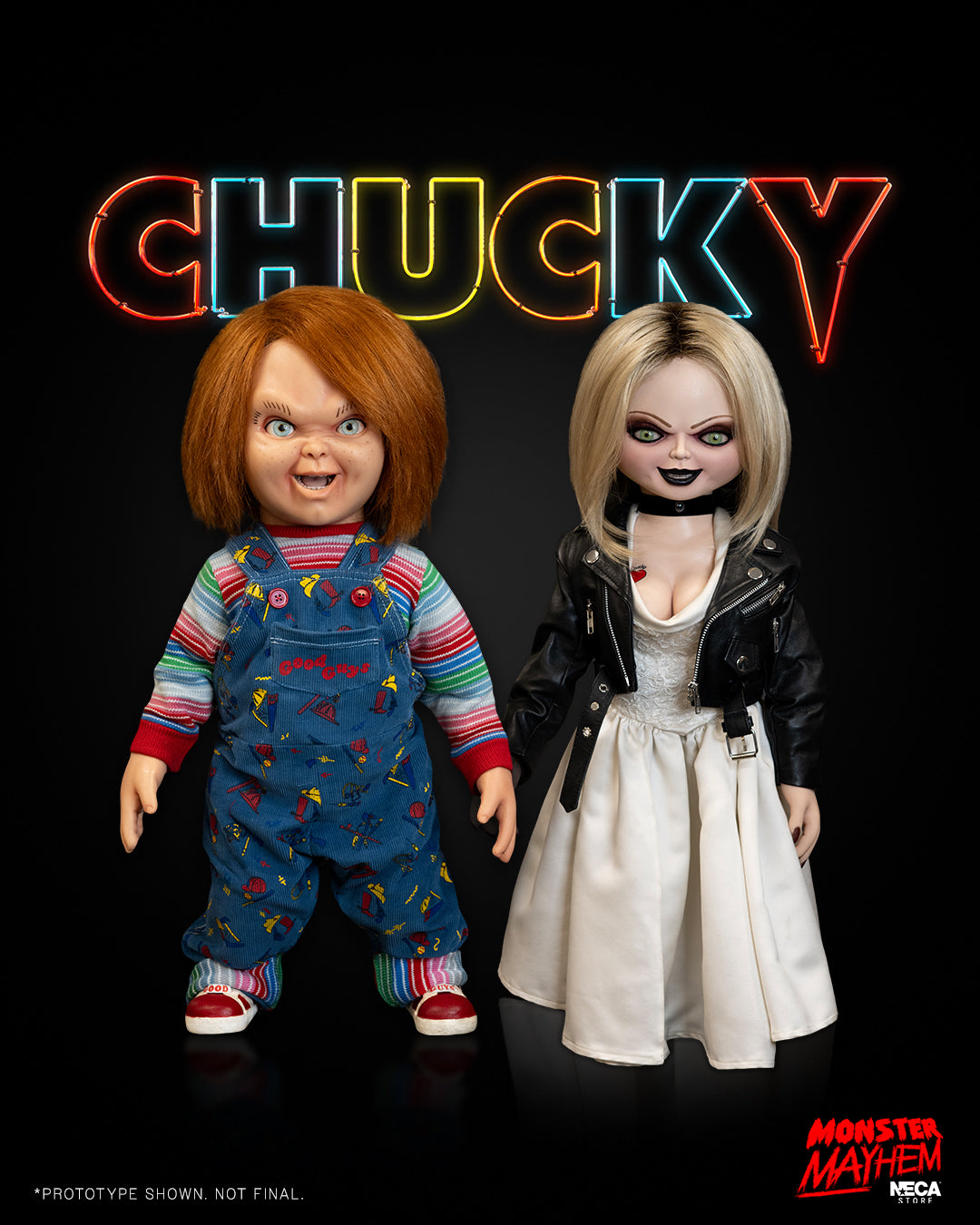Chucky (TV Series) – Life-Size Chucky and Tiffany 1:1 Replica Doll - NECA