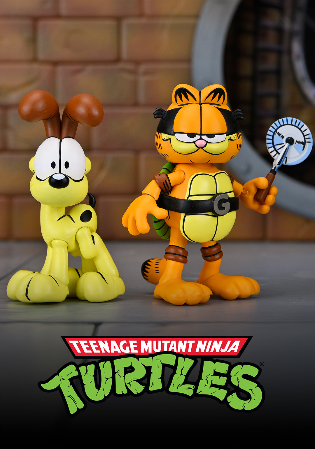 Teenage Mutant Ninja Turtles (Archie Comics) x Garfield - Ultimate Garfello & Odie 7” Scale Action Figures - NECA