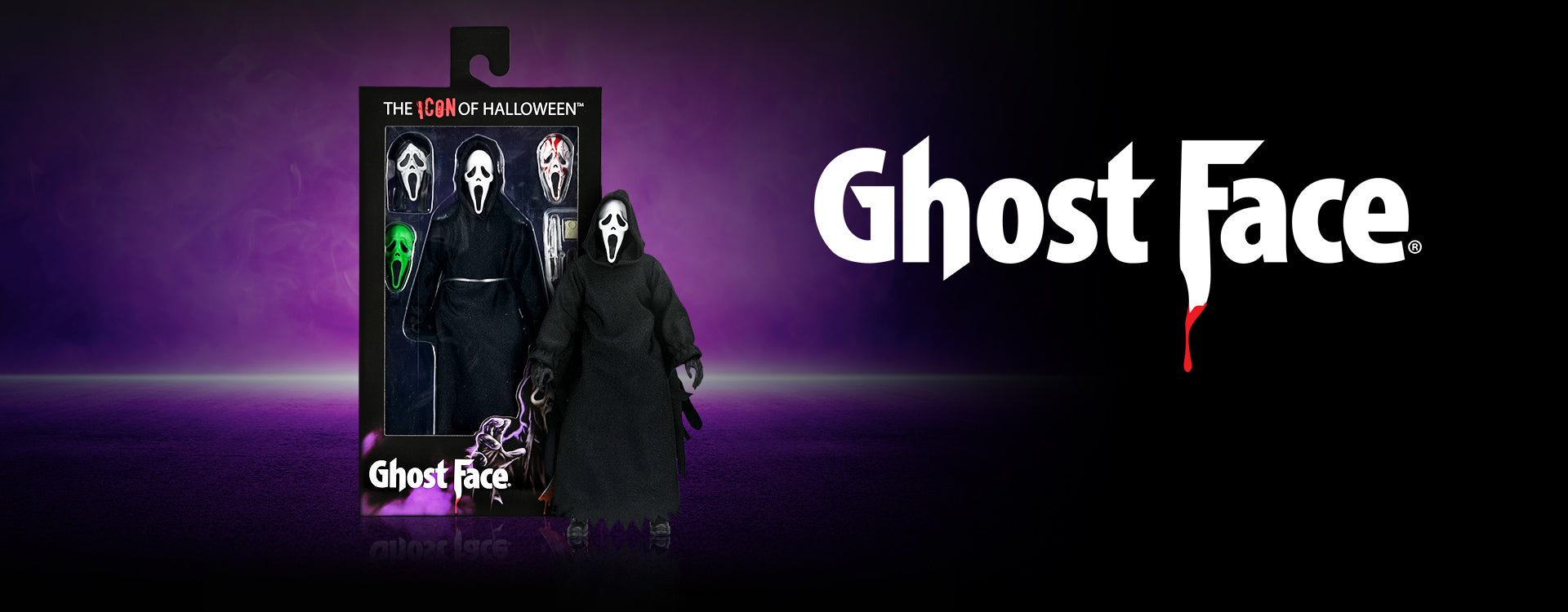 Ghost Face 8" Clothed Action Figure - NECA