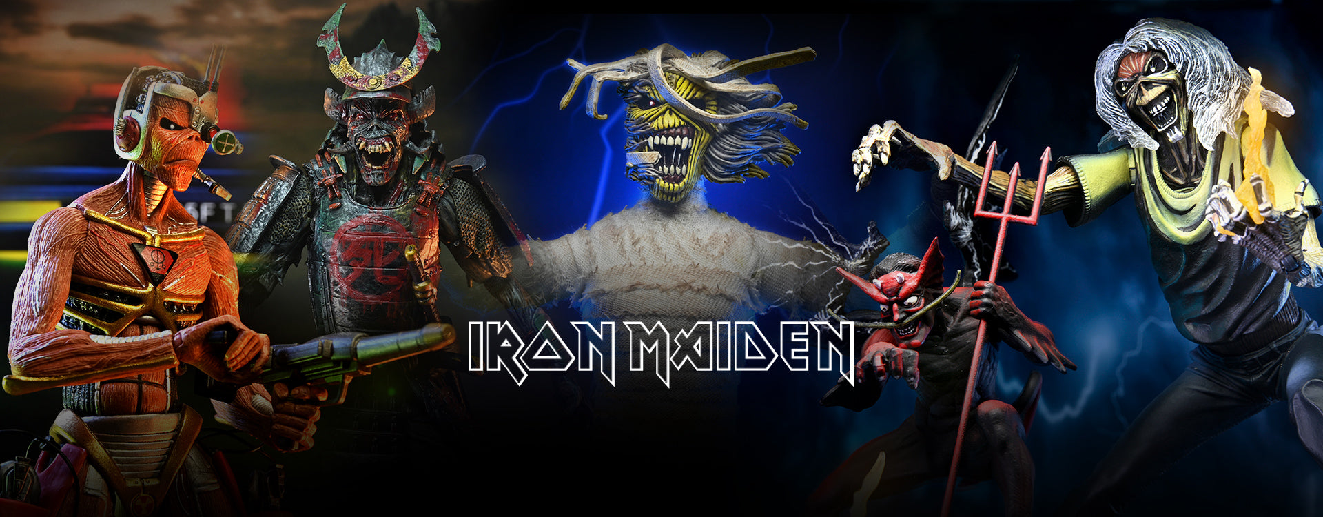 NECA - Iron Maiden Scale Action Figures Collection