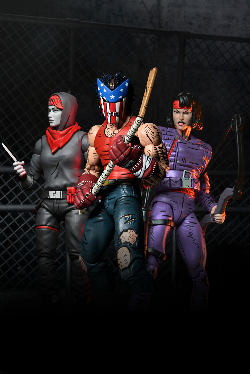 Teenage Mutant Ninja Turtle Limited Edition Figures Bundle (Ultimate Bodycount Casey Jones, Karai Mercenary &amp; Nightwatcher April O&