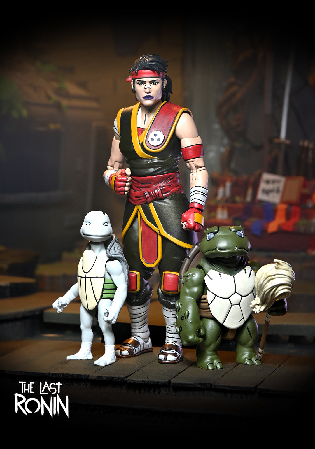 Teenage Mutant Ninja Turtles (The Last Ronin - The Lost Years) - Ultimate Casey Marie with Baby Odyn & Uno Action Figures - NECA