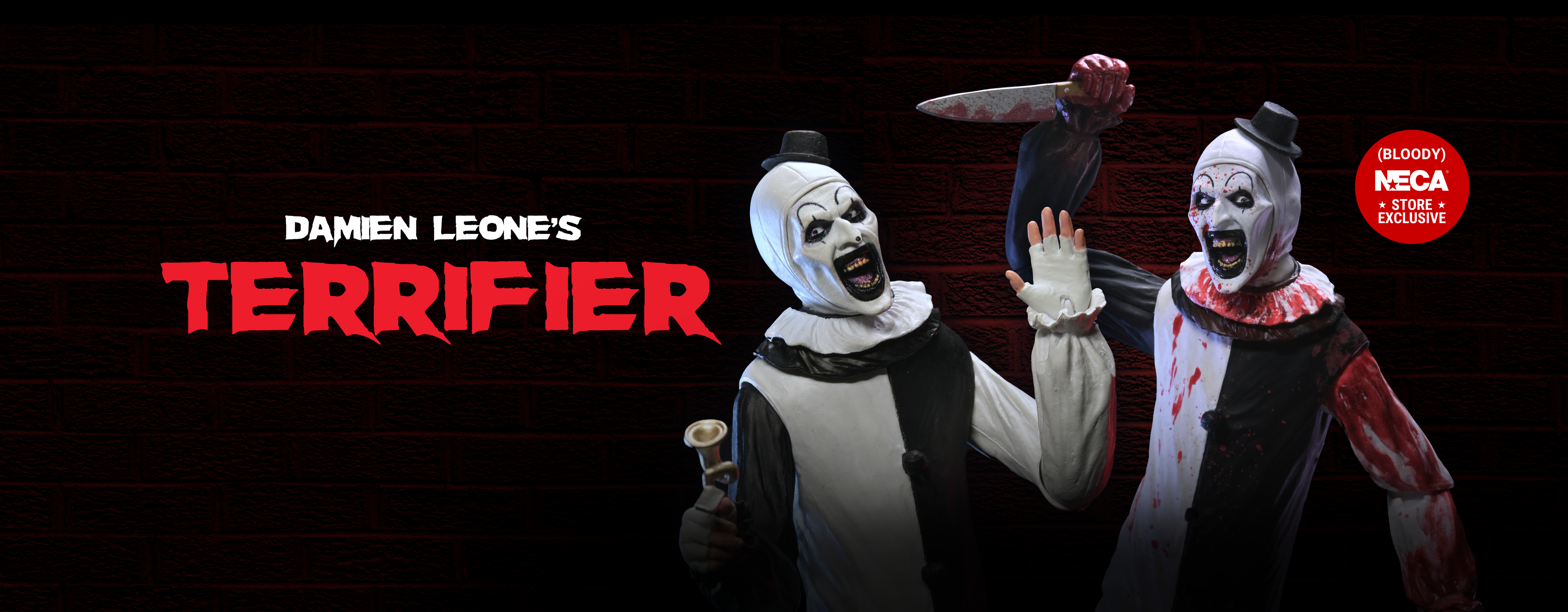 Terrifier - Art the Clown on the NECA Store