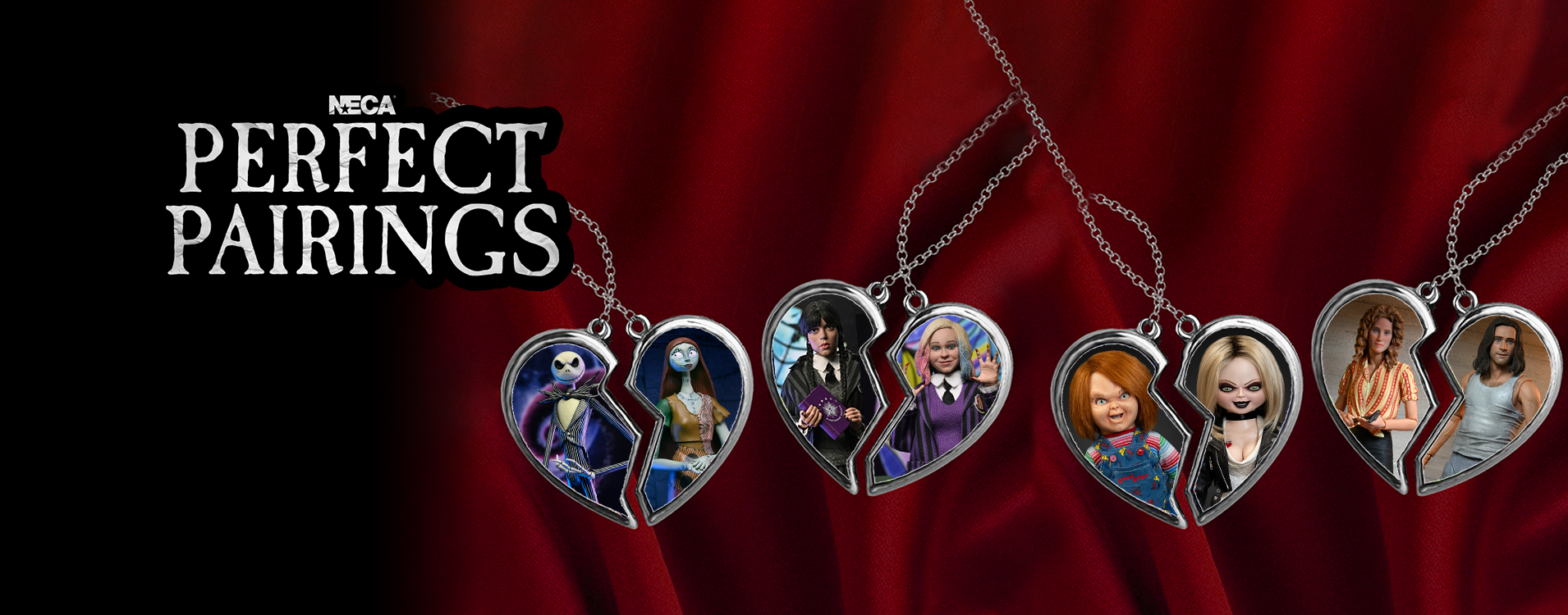 NECA's Perfect Pairings - Chucky (TV Series) – Life-Size Chucky and Tiffany 1:1 Replica Doll - NECA