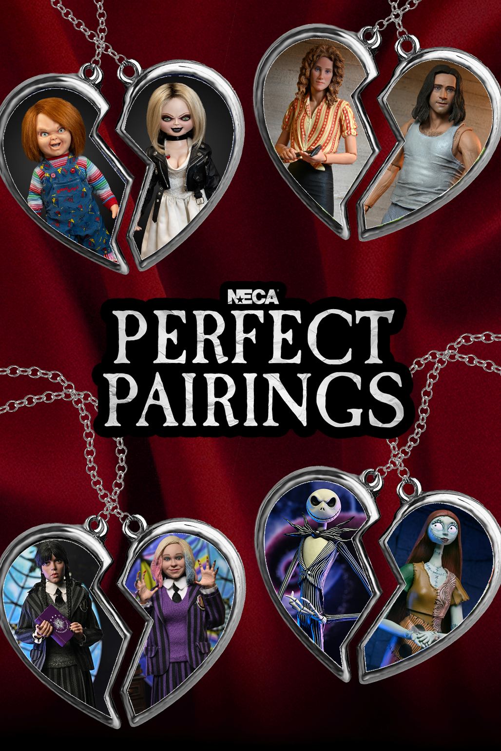 NECA's Perfect Pairings - Chucky (TV Series) – Life-Size Chucky and Tiffany 1:1 Replica Doll - NECA