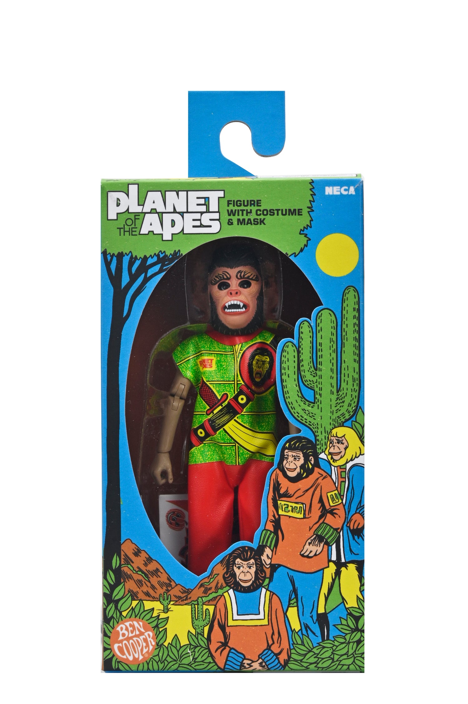 Planet of the Apes x Ben Cooper Costume Kids Collection - Warrior Costumed Action Figure - NECA