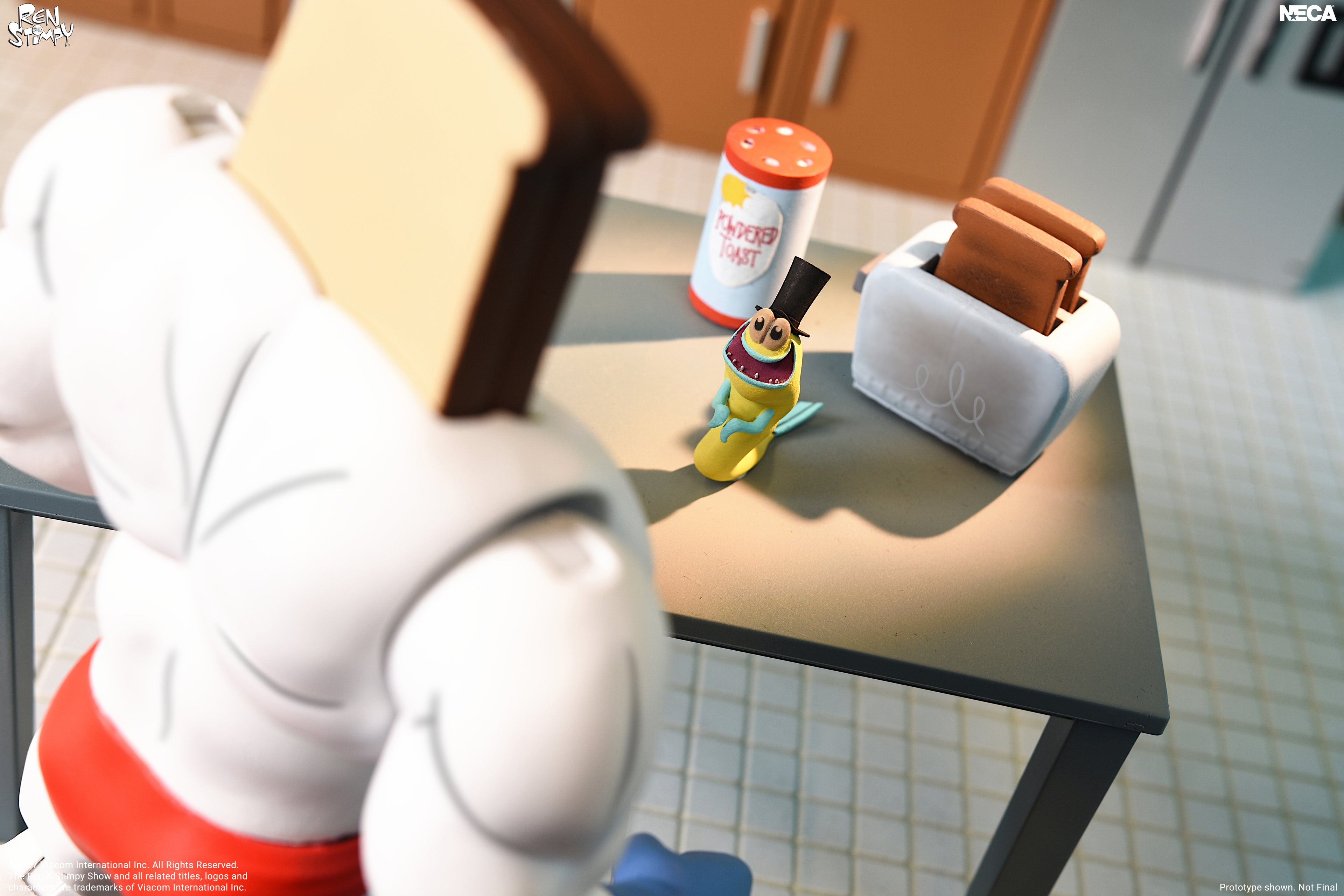 The Ren &amp; Stimpy Show - Ultimate Powdered Toast Man 7" Scale Action Figure on the NECA Store
