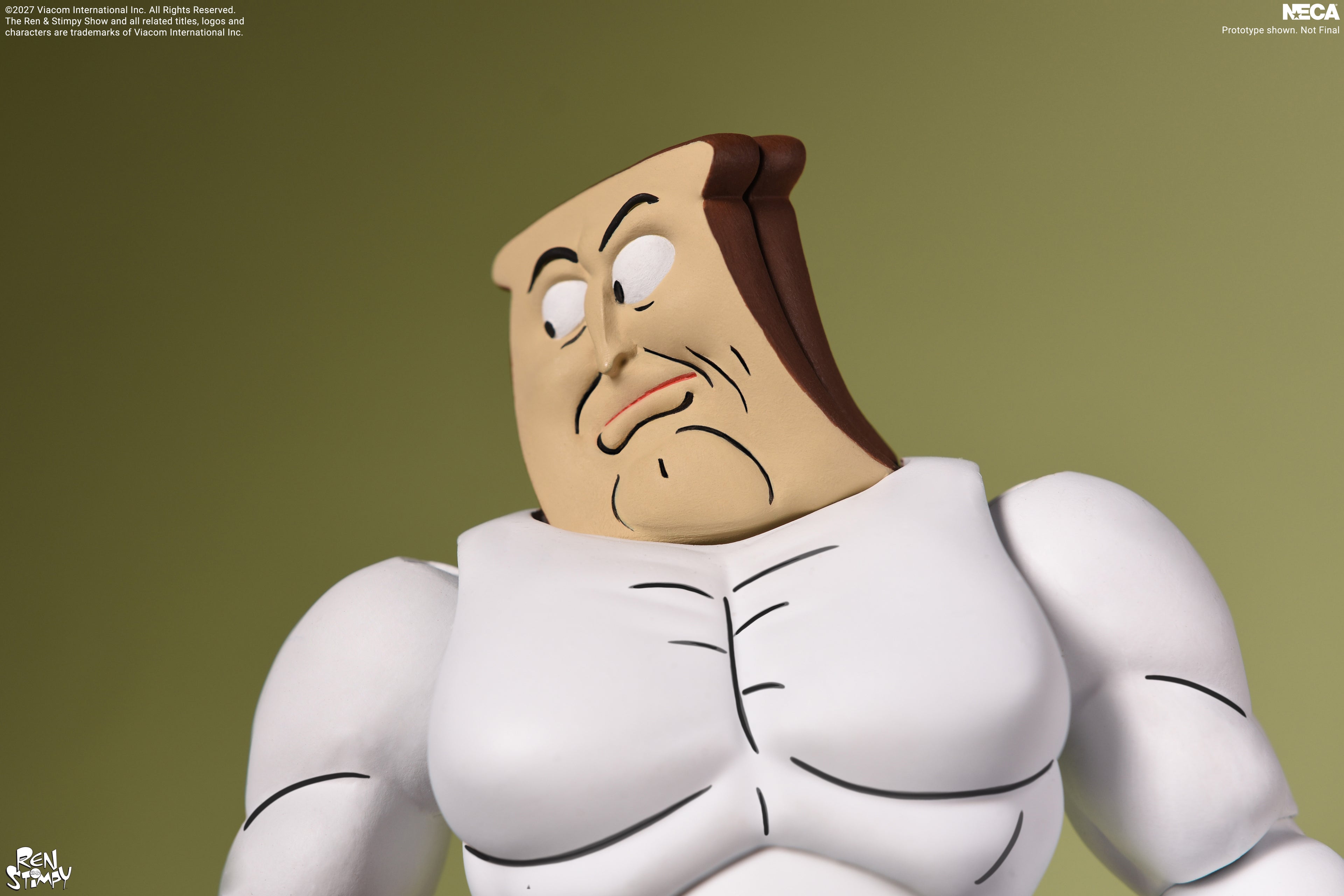 The Ren &amp; Stimpy Show - Ultimate Powdered Toast Man 7" Scale Action Figure on the NECA Store