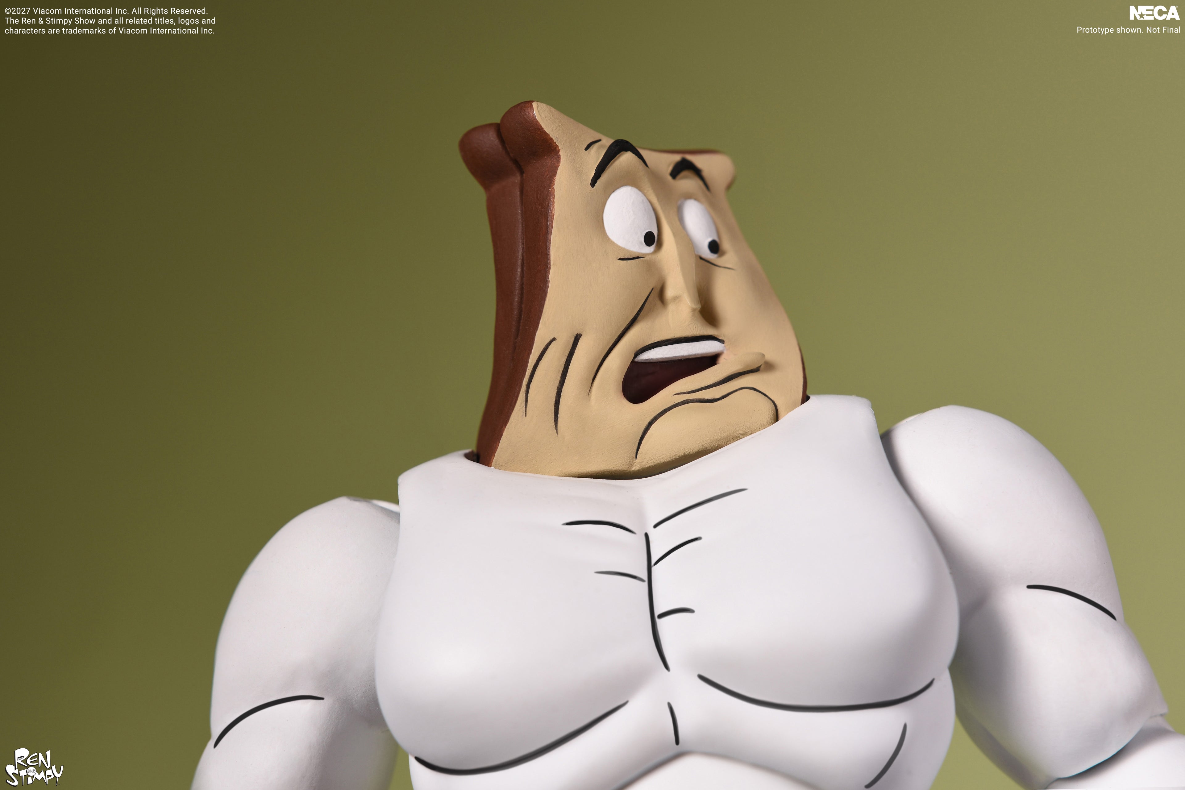 The Ren &amp; Stimpy Show - Ultimate Powdered Toast Man 7" Scale Action Figure on the NECA Store